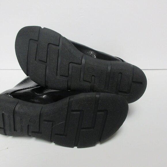 FADED GLORY Black Boots with Buckle & Back Zipper Shoes Girls Size 13 w/BOX - Picture 9 of 11